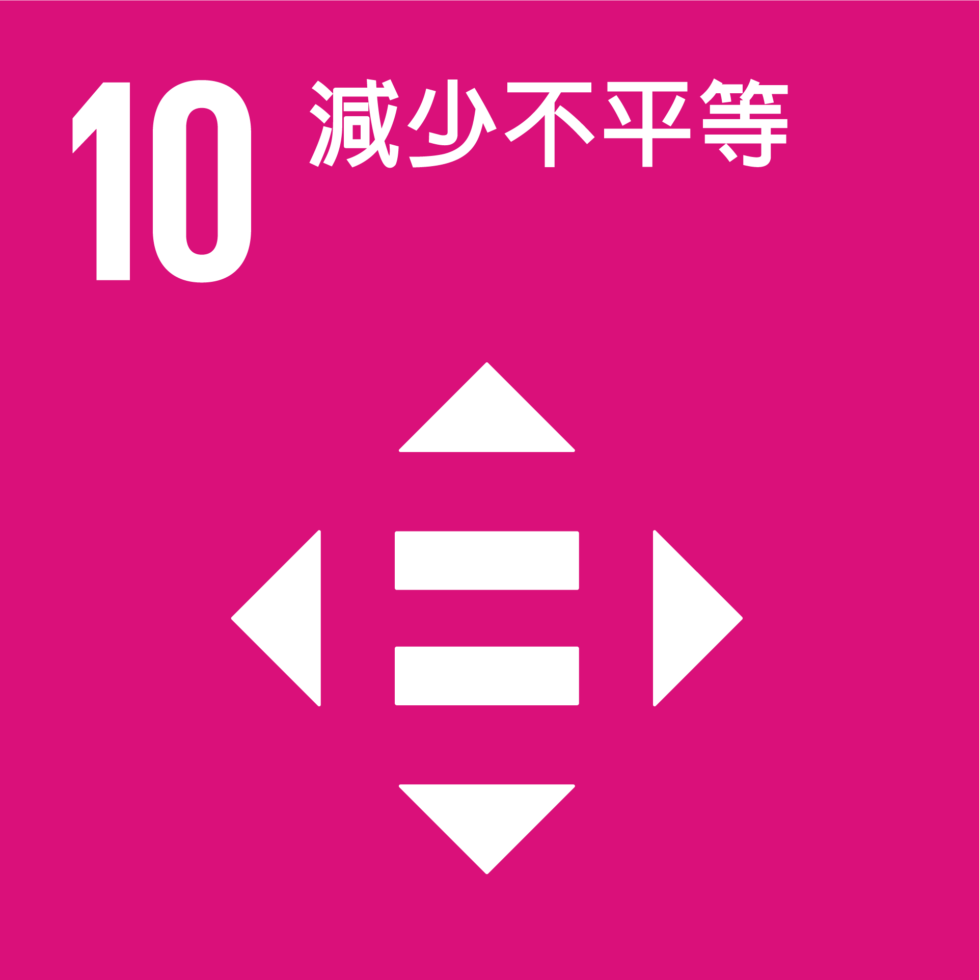 SDG vertical logo icons Chi 10