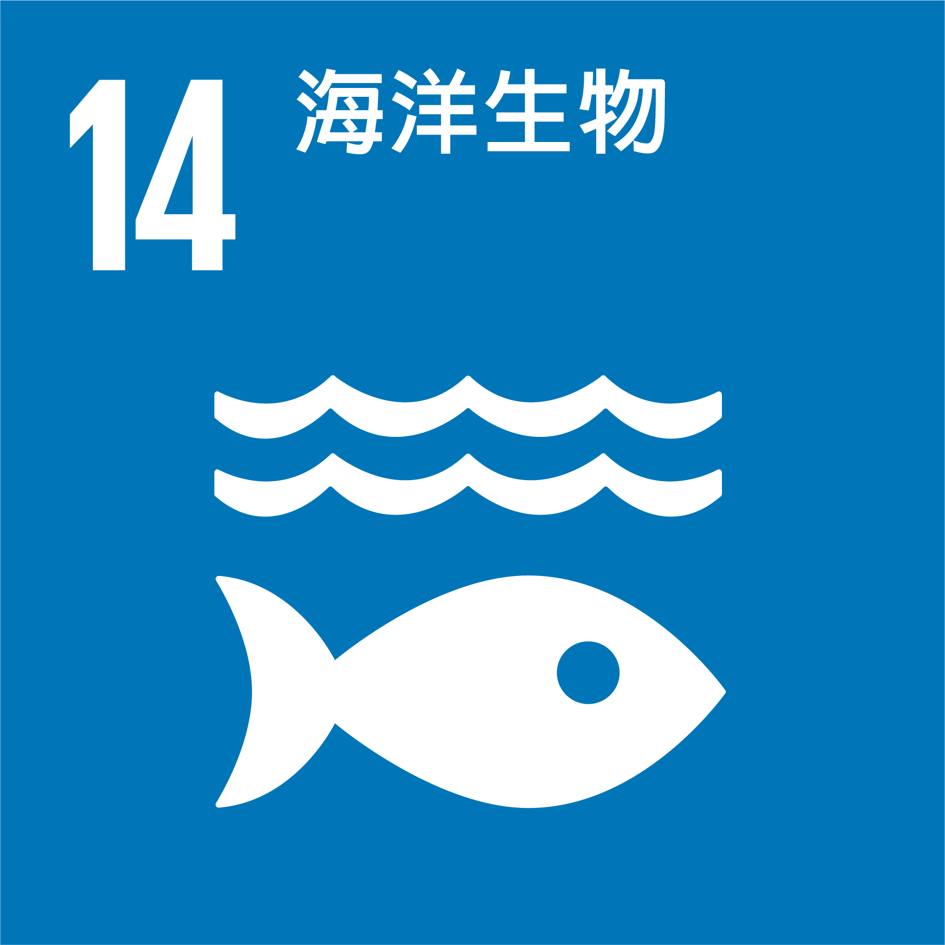 SDG vertical logo icons Chi 14