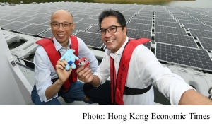 黃偉綸孖黃錦星觀水塘太陽能板　善用再生能源緩氣候變化 (Hong Kong Economic Times - 20180506)