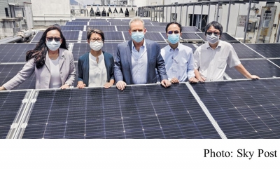 鋪8000太陽能板 科大建環保校園 年產300萬度電 減1500噸碳排放 (Sky Post - 20200827)