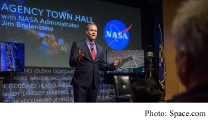 New NASA Chief Bridenstine Says Humans Contribute to Climate Change &#039;in a Major Way&#039; (Space.com - 20180519)
