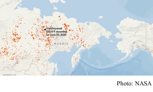 A heat wave thawed Siberia&#039;s tundra. Now, it&#039;s on fire. (National Geographic - 20200706)